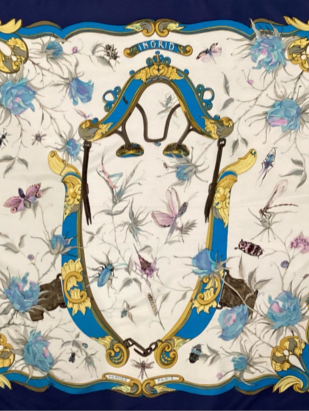 Vintage Hermes silk scarf